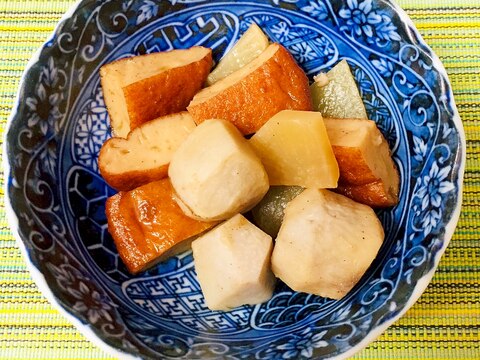 里芋と大根とさつま揚げの煮物